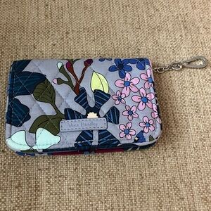 Vera Bradley purple wallet with key ring
